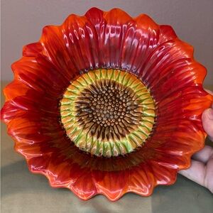 Golden Sunflower Bowl